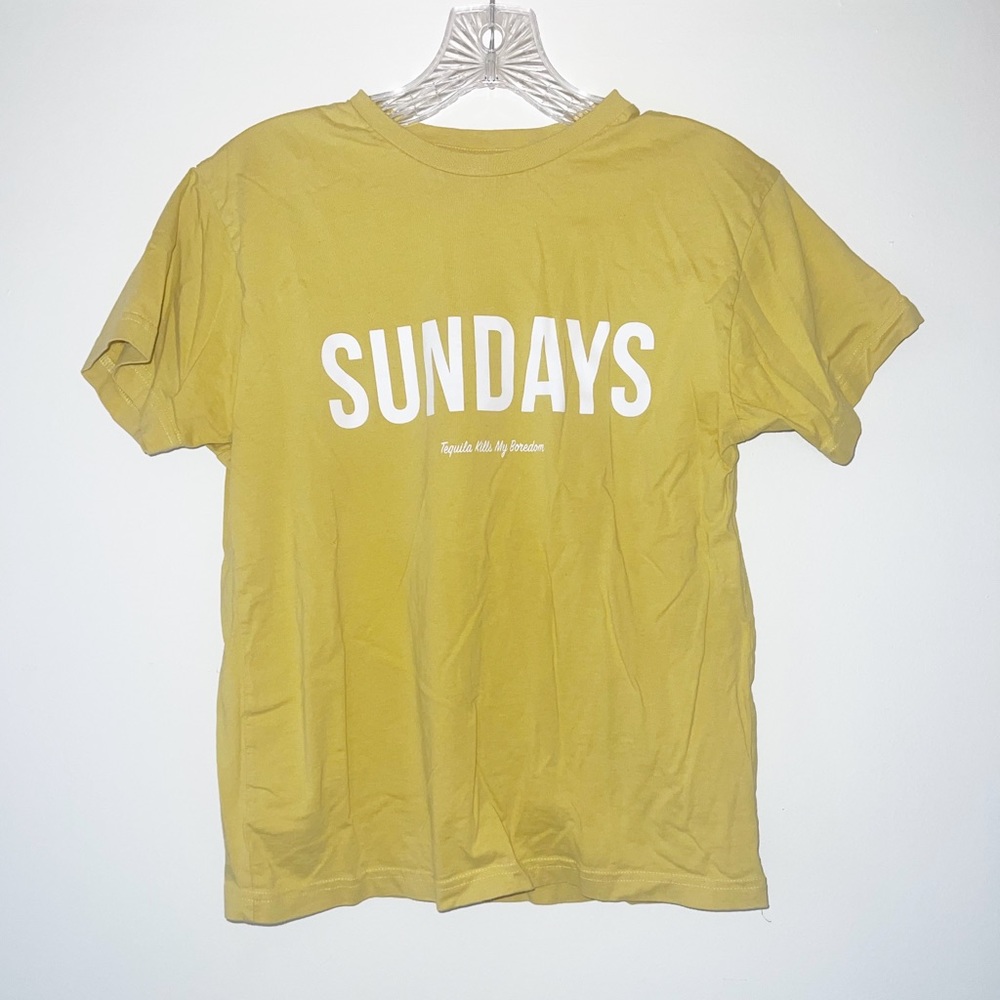 Los Sundays Tequila Yellow T Shirt